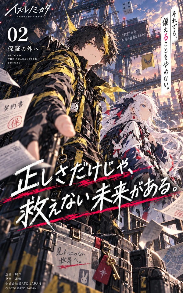 ハズレノミカタ 第2巻「保証の外へ」表紙