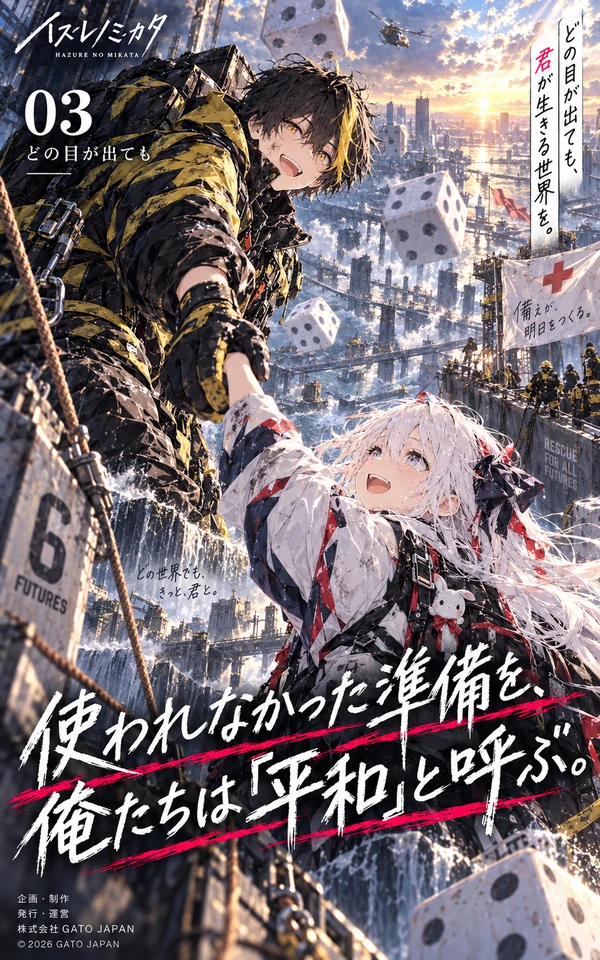 ハズレノミカタ 第3巻「どの目が出ても」表紙