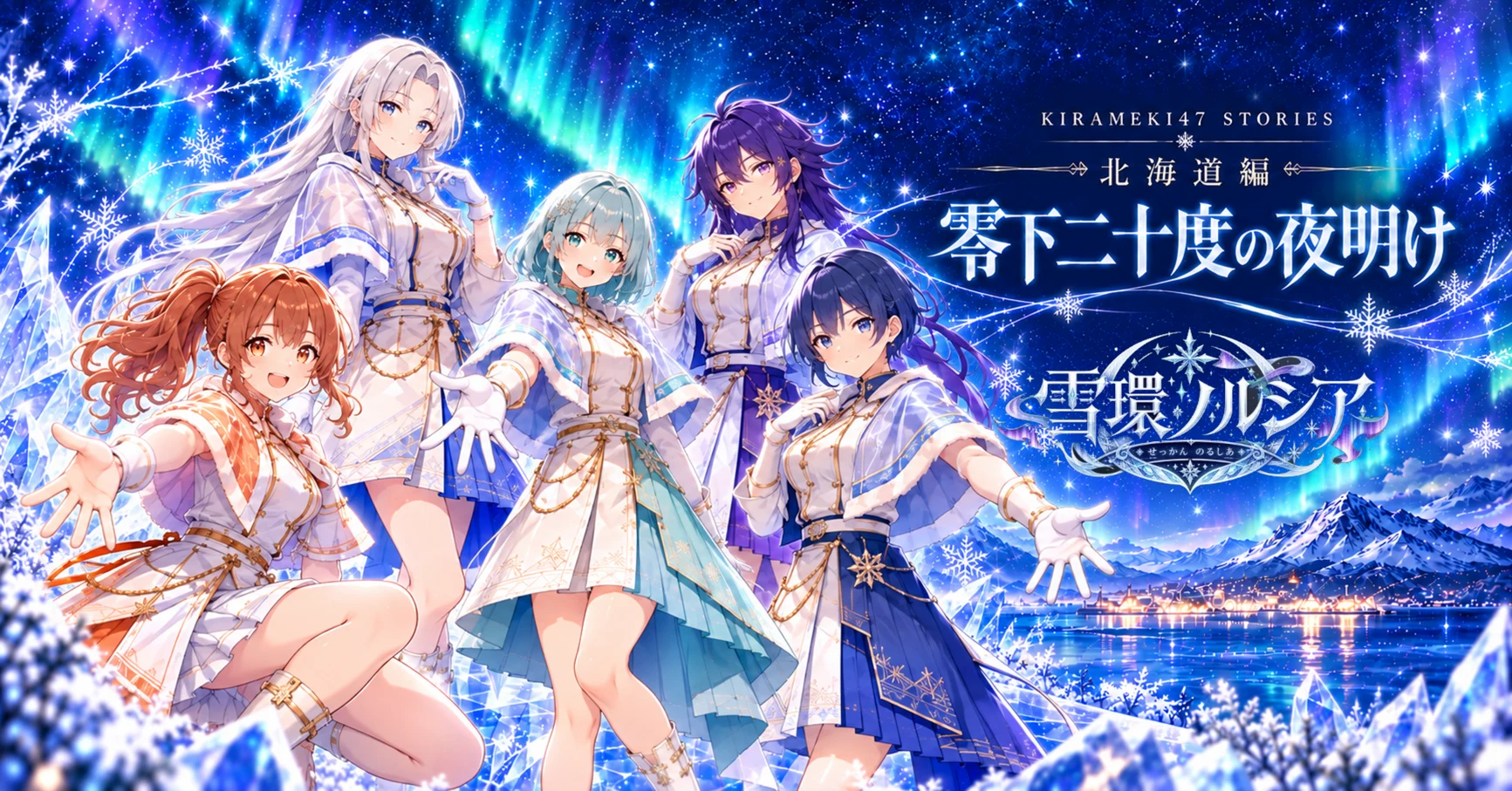 KIRAMEKI47 #01 北海道・雪環ノルシア『零下二十度の夜明け』note用横長表紙