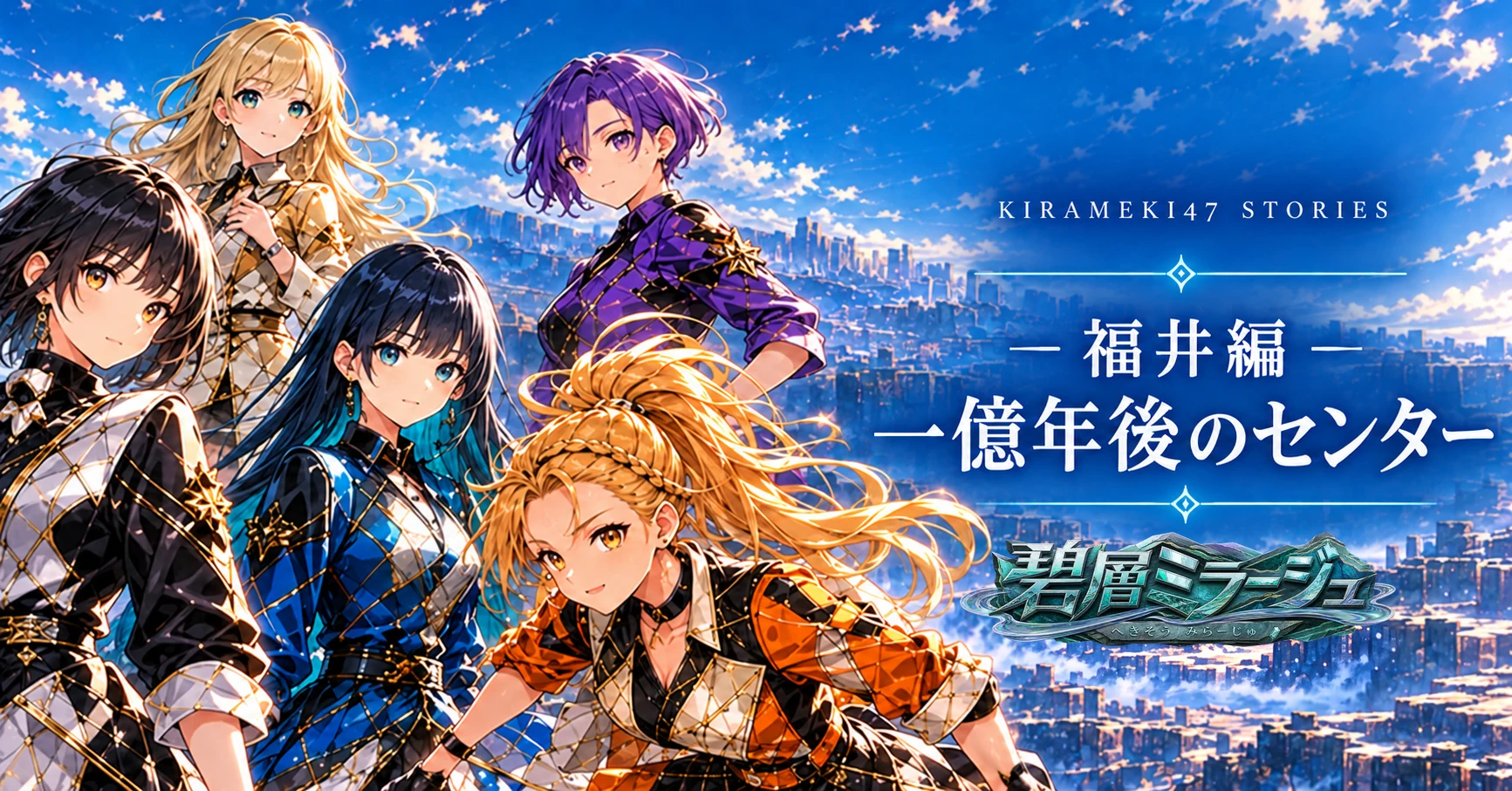 KIRAMEKI47 #18 福井・碧層ミラージュ「一億年後のセンター」note用横長表紙