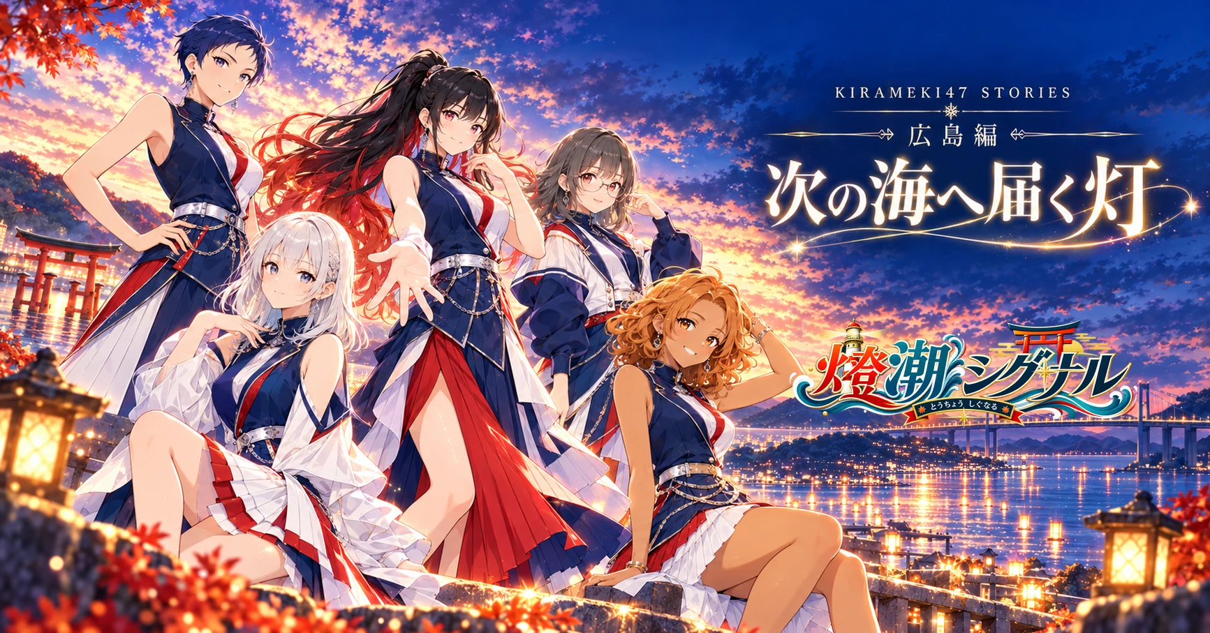 KIRAMEKI47 #34 広島・燈潮シグナル「次の海へ届く灯」note用横長表紙