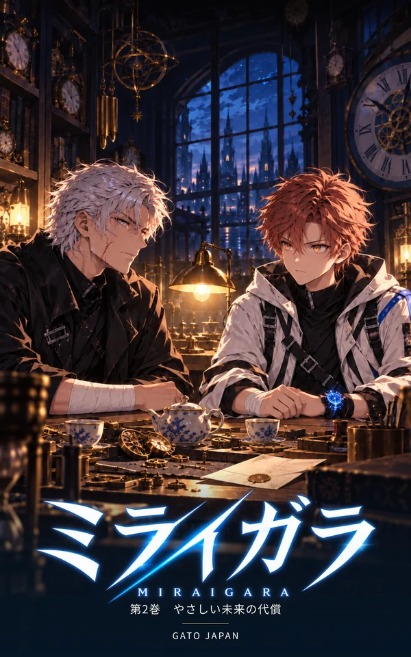 ミライガラ 第2巻「やさしい未来の代償」表紙