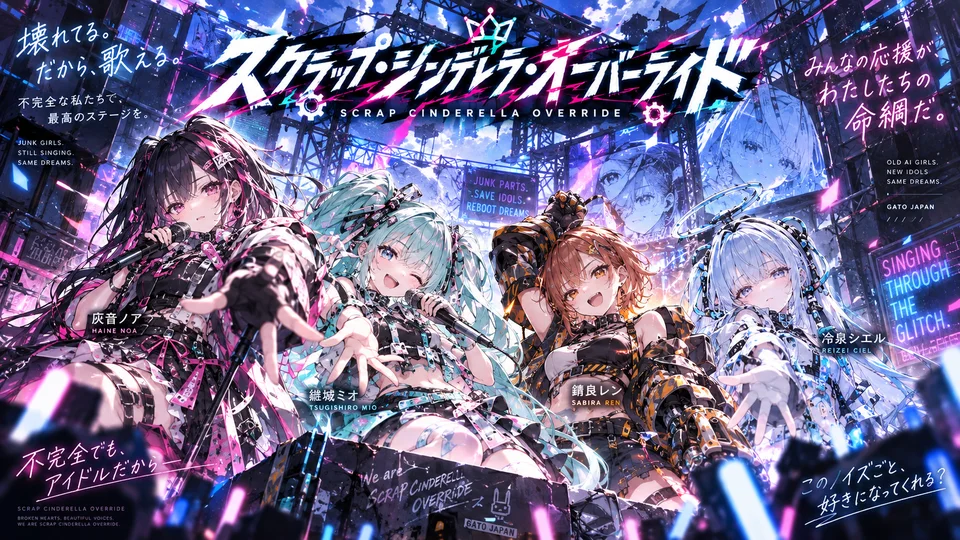 スクラップ・シンデレラ・オーバーライドの正式キービジュアル